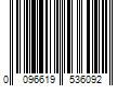 Barcode Image for UPC code 0096619536092