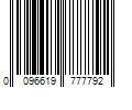 Barcode Image for UPC code 0096619777792