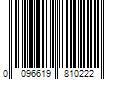 Barcode Image for UPC code 0096619810222