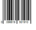 Barcode Image for UPC code 0096619931910