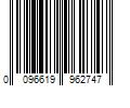 Barcode Image for UPC code 0096619962747