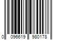 Barcode Image for UPC code 0096619980178