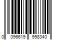 Barcode Image for UPC code 0096619998340