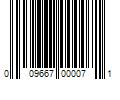 Barcode Image for UPC code 009667000071