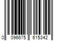 Barcode Image for UPC code 0096675615342