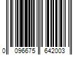 Barcode Image for UPC code 0096675642003