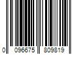 Barcode Image for UPC code 0096675809819