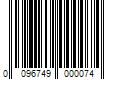 Barcode Image for UPC code 0096749000074