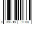 Barcode Image for UPC code 0096749010189