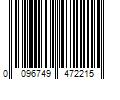 Barcode Image for UPC code 0096749472215