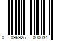 Barcode Image for UPC code 0096925000034