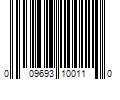 Barcode Image for UPC code 009693100110