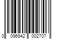 Barcode Image for UPC code 0096942002707