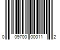 Barcode Image for UPC code 009700000112