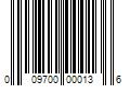 Barcode Image for UPC code 009700000136