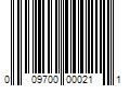 Barcode Image for UPC code 009700000211