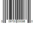 Barcode Image for UPC code 009700000860