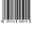 Barcode Image for UPC code 0097012025015