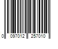 Barcode Image for UPC code 0097012257010