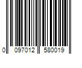 Barcode Image for UPC code 0097012580019