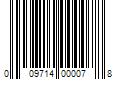 Barcode Image for UPC code 009714000078