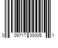 Barcode Image for UPC code 009717000051