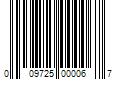 Barcode Image for UPC code 009725000067