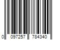 Barcode Image for UPC code 0097257784340