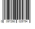 Barcode Image for UPC code 0097298025754