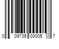 Barcode Image for UPC code 009735000057