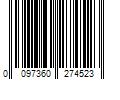 Barcode Image for UPC code 0097360274523