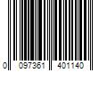 Barcode Image for UPC code 0097361401140