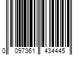 Barcode Image for UPC code 0097361434445