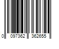 Barcode Image for UPC code 0097362362655