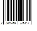 Barcode Image for UPC code 0097368925342