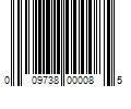 Barcode Image for UPC code 009738000085