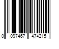 Barcode Image for UPC code 0097467474215