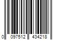 Barcode Image for UPC code 0097512434218