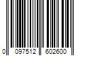 Barcode Image for UPC code 0097512602600