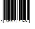 Barcode Image for UPC code 0097512611404