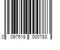 Barcode Image for UPC code 0097518000783