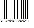 Barcode Image for UPC code 0097518080624