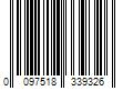 Barcode Image for UPC code 0097518339326