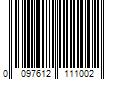 Barcode Image for UPC code 0097612111002