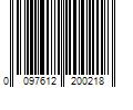 Barcode Image for UPC code 0097612200218