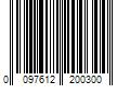 Barcode Image for UPC code 0097612200300