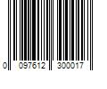 Barcode Image for UPC code 0097612300017