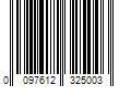 Barcode Image for UPC code 0097612325003