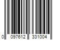 Barcode Image for UPC code 0097612331004