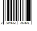 Barcode Image for UPC code 0097612360509